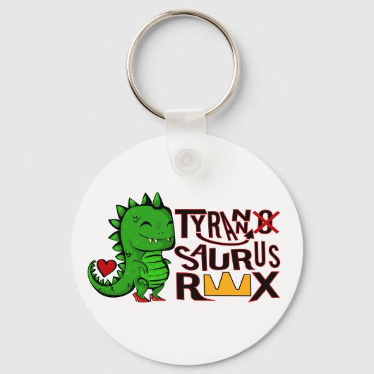 Tranny Saurus Rex Sleutelhanger (Voorkant)