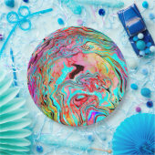 Tranquability Abstracte Fluid Art Papieren Bordje (Feest)