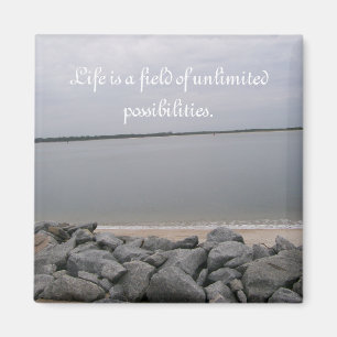 Tranquil Beach Magnet Magneet