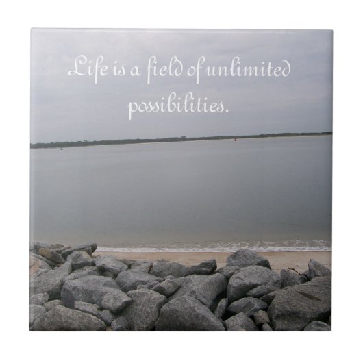 Tranquil Beach Tegel Tegeltje (Voorkant)