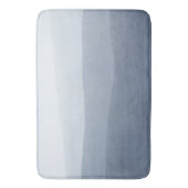 Tranquil Blauw-Grijs Abstract Landschap Badmat (Voorkant Verticaal)