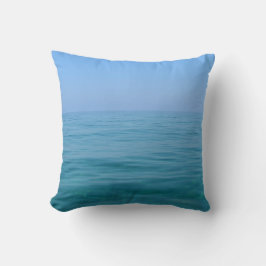 Tranquil blauw Zee en Sky Pillow/Cushion Kussen