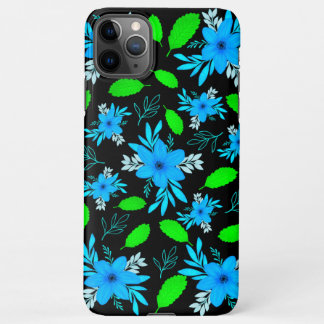 Tranquil Blue Blossom Flowers Telefoon Hoesje iPhone 11Pro Max Hoesje