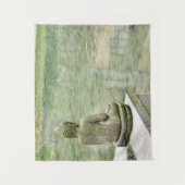 Tranquil boeddha waterreflectie wandkleed (Voorkant)