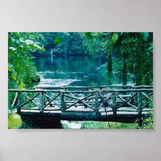 tranquil bridge print (Voorkant)