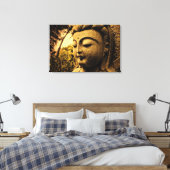 Tranquil Buddha Wrapped Canvas Afdruk (Insitu (Slaapkamer))