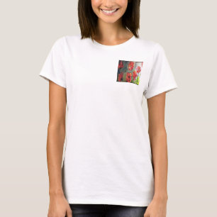 Tranquil Buds die in de windverf blazen T-shirt