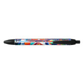 Tranquil Christmas Zwarte Inkt Pen (Achterkant)