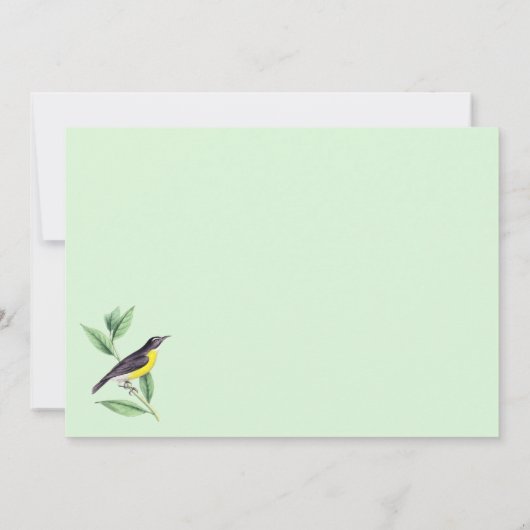 Tranquil Day in het moeras Flat wenskaart Kaart (Achterkant)