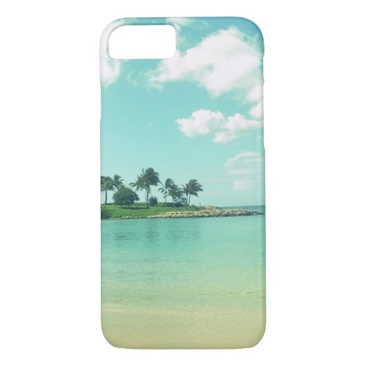 Tranquil en Serene Turquoise Beach in Hawaii Case-Mate iPhone Case (Achterkant)