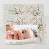 Tranquil Eucalyptus Green Breezy Zee Glass Photo (Voorkant / Achterkant)