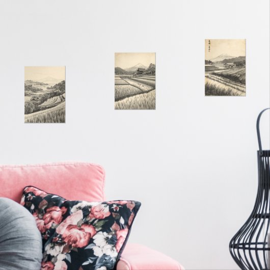 Tranquil Fields – Japanese Countryside Vintage Art (Salon)