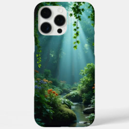 Tranquil Forest Stream iPhone Case