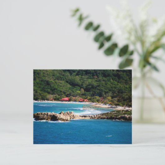 Tranquil Island Paradise Labadee Haiti Briefkaart (Staand voorkant)
