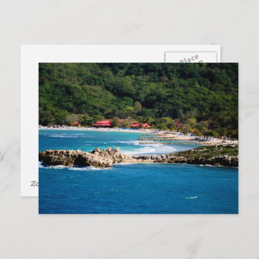 Tranquil Island Paradise Labadee Haiti Briefkaart (Voorkant / Achterkant)
