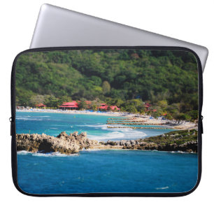 Tranquil Island Paradise Labadee Haiti Laptop Sleeve