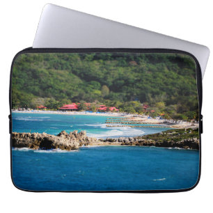 Tranquil Island Paradise Labadee Haiti Laptop Sleeve