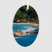 Tranquil Island Paradise Labadee Haiti Ornament (voorkant)