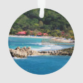 Tranquil Island Paradise Labadee Haiti Ornament (achterkant)