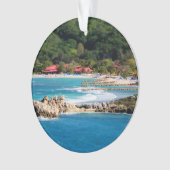 Tranquil Island Paradise Labadee Haiti Ornament (voorkant)