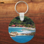 Tranquil Island Paradise Labadee Haiti Sleutelhanger (Voorkant)