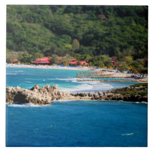 Tranquil Island Paradise Labadee Haiti Tegeltje