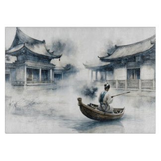 Tranquil Japan snijplank