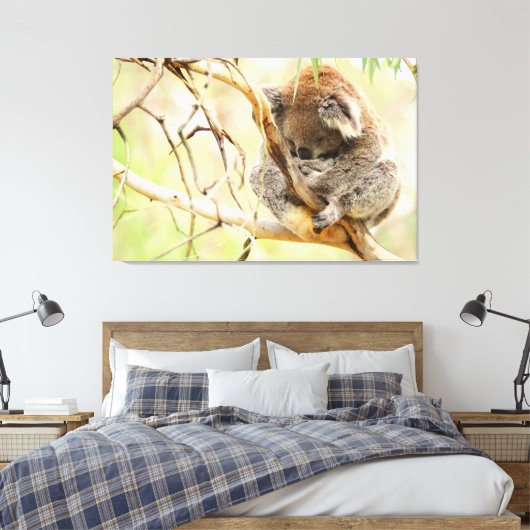 TRANQUIL KOALA 32x48 Canvas Afdruk (Insitu (Slaapkamer))