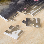 Tranquil Kyoto Japan Waterverf Sketch | Legpuzzel (Zijkant)