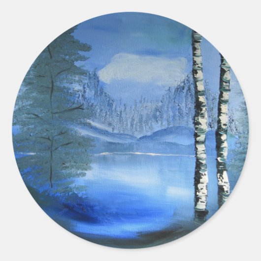 Tranquil Lake Stickers (Voorkant)