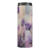 Tranquil Lavendel Fields Thermische Tumbler Thermosbeker (Achterkant)