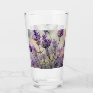 Tranquil Lavendel Velden Pint Glas - 16oz