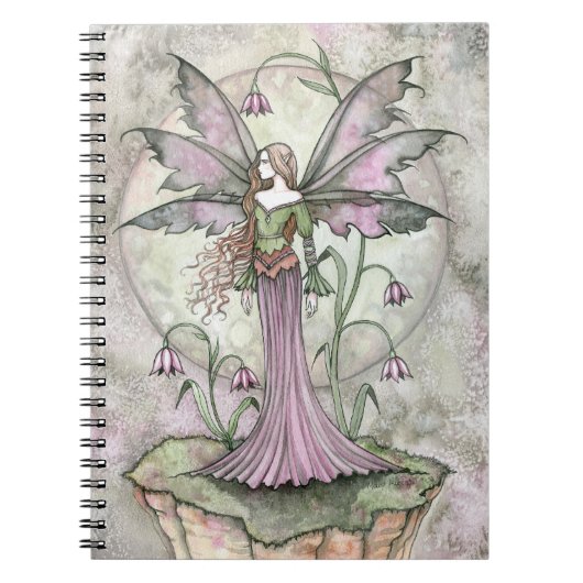 Tranquil Moon Flower Fairy Notitieboek (Voorkant)
