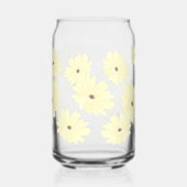 Tranquil Morning Yellow Flowers Blikvorm Glas (Links)