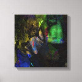 Tranquil-nacht-zeeoppervlak Canvas Afdruk