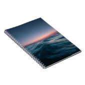 Tranquil Ocean Sunset Waves Notitieboek (Rechterzijde)