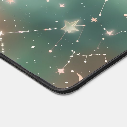 Tranquil Sage Green Blush Celestial Moon (Coin)