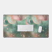 Tranquil Sage Green Blush Celestial Moon (Clavier et souris)