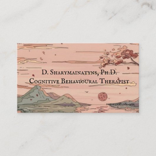 Tranquil Scene Professional Visitekaartje (Voorkant)