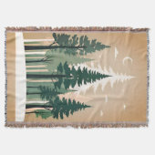 Tranquil Silhouet Bos Deken (Voorkant)