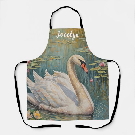 Tranquil Swan Serenade Schort (Voorkant)
