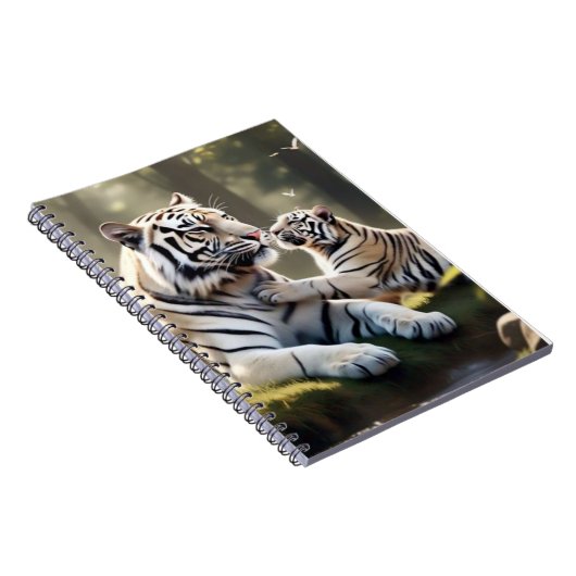 Tranquil Tiger Notebook – Elegant Animal Journal (Côté Droit)