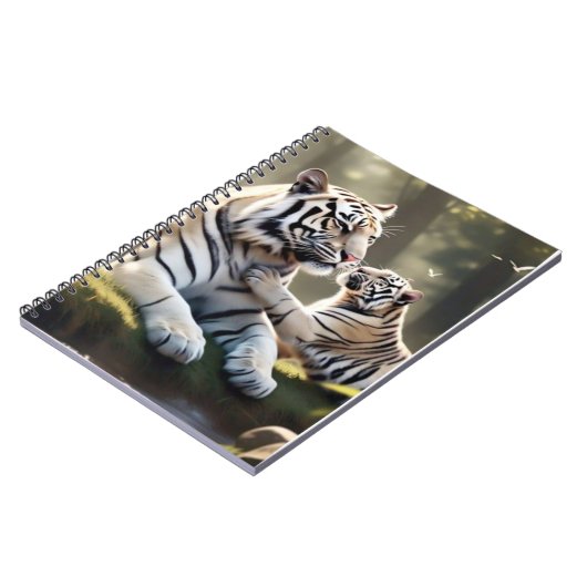Tranquil Tiger Notebook – Elegant Animal Journal (Côté gauche)
