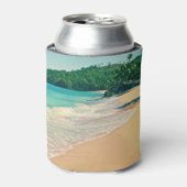 Tranquil Tropical Island Beach Blikjeskoeler (Blikje Voorkant)