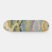 Tranquil Valley: pastellandschap Skateboard (Horizontaal)