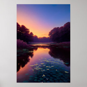 Tranquil Waters in Denemarken Poster