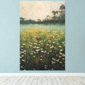 Tranquil Wildflower Symphony  olieverfschilderij Canvas Afdruk (Insitu (Houten vloer))