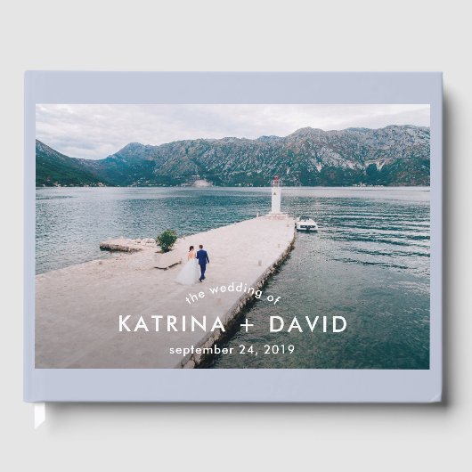 Tranquil Zeeen | Foto Bruiloft Gastenboek (Voorkant)