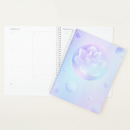 Tranquile Lotus Hardcover Dagplanner Planner