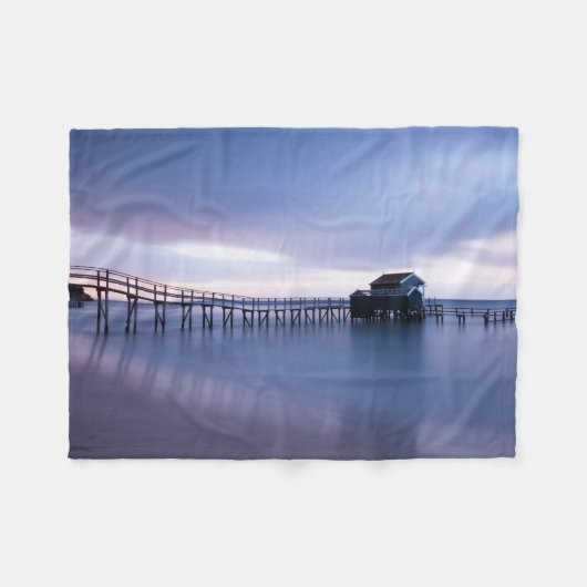Tranquiliteit Fleece Deken (Voorkant (Horizontaal))